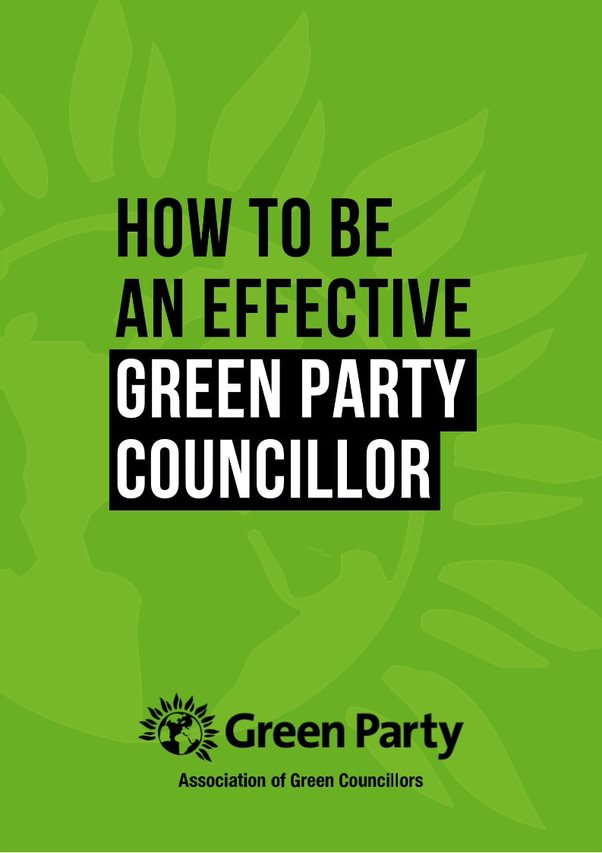 how to be an effective green councillor front cover